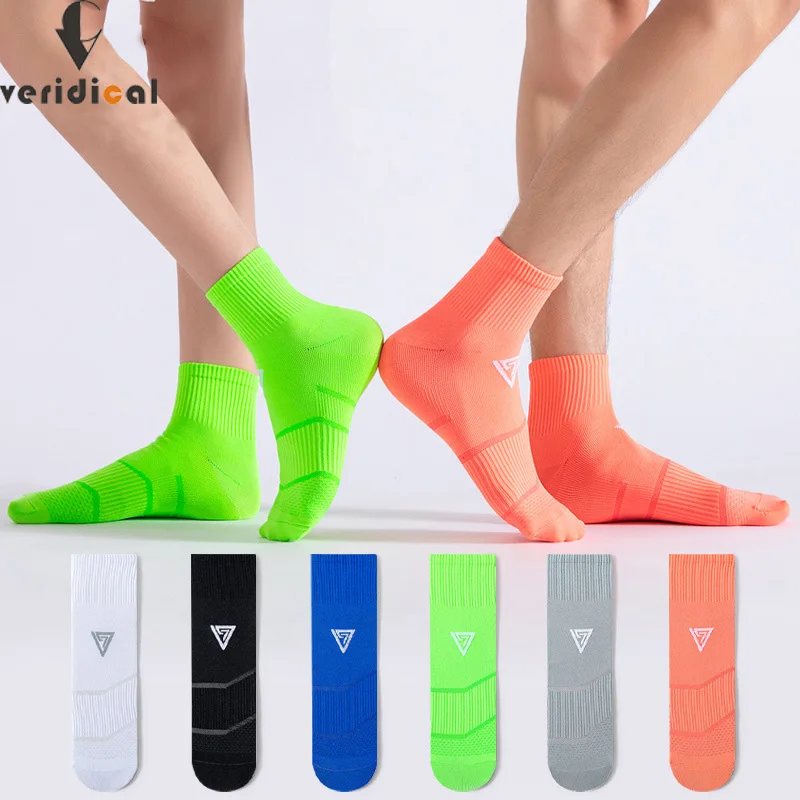 Calcetines cortos deportivos de nailon para hombre, medias suaves de secado rápido, antideslizantes, al aire libre para Fitness, bicicleta, correr, ciclismo y viajes