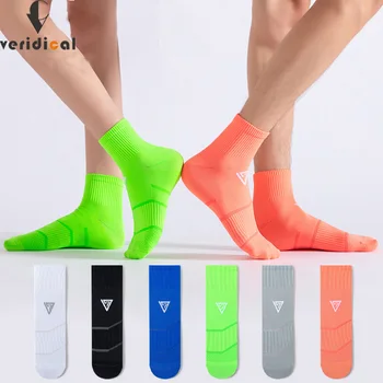 Männer Athletic Sport Kurze Socken Nylon Helle Farbe Weiche Schnell Trocknende Rutschfeste Fitness Outdoor Bike Laufen Radfahren Reisen Socken