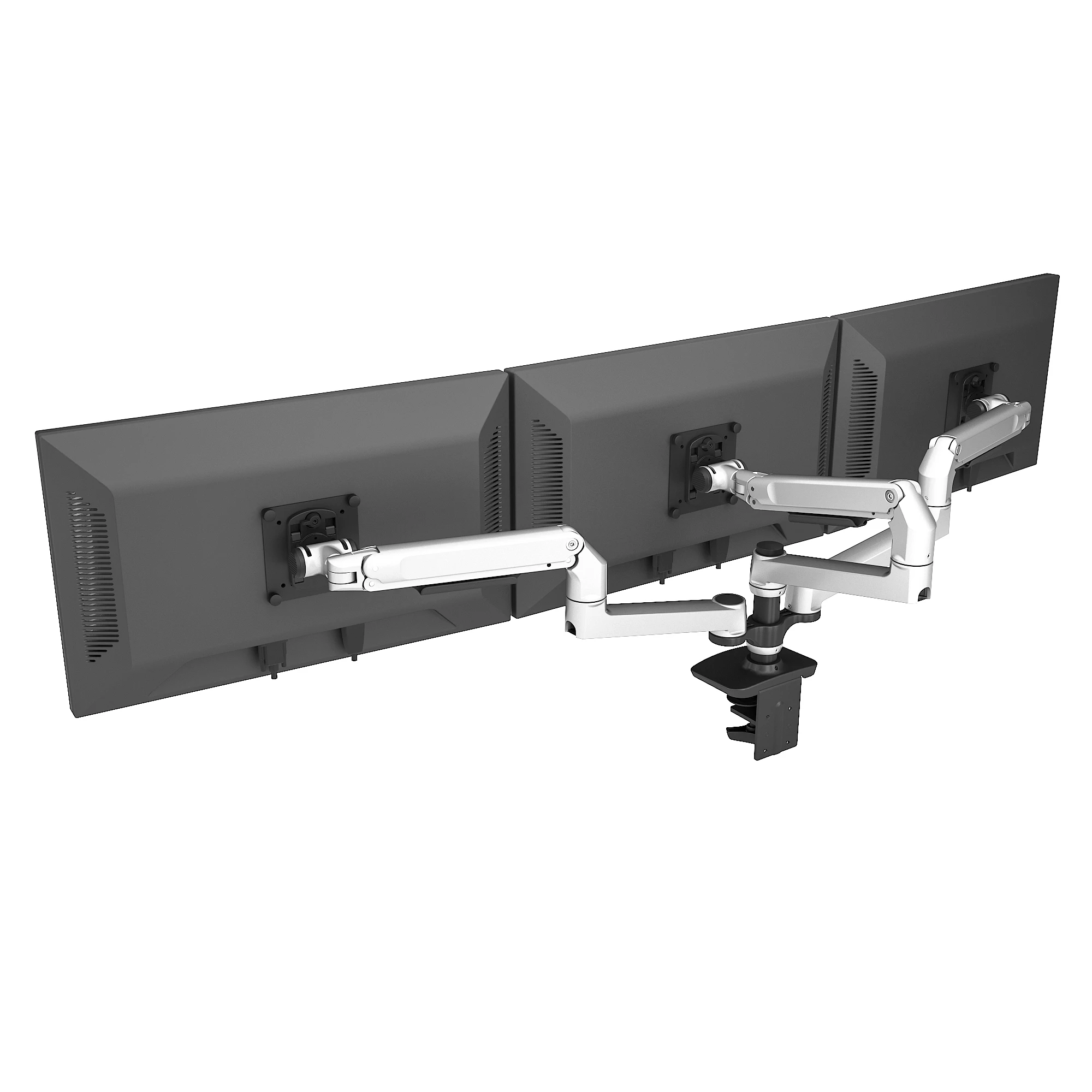 

Hot sell Type High Quality Free Standing 3 Arm Monitor Stand Bracket Tv Wall Mount Sell Well New Desktop Monitor Holder Newsence