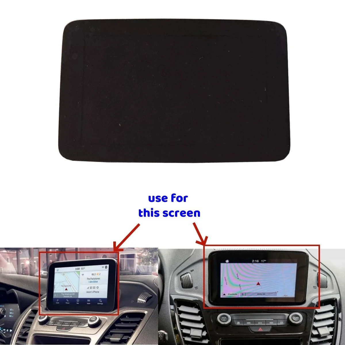 

For Ford Transit Connect LCD Display Touch Screen 2019-2023 Head Unit Navigation Replacement, KT1T-188955-GC OEM Car Accessories