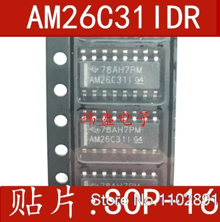 (10PCS/LOT)  AM26C31IDR AM26C31I AM26C311 SOP16