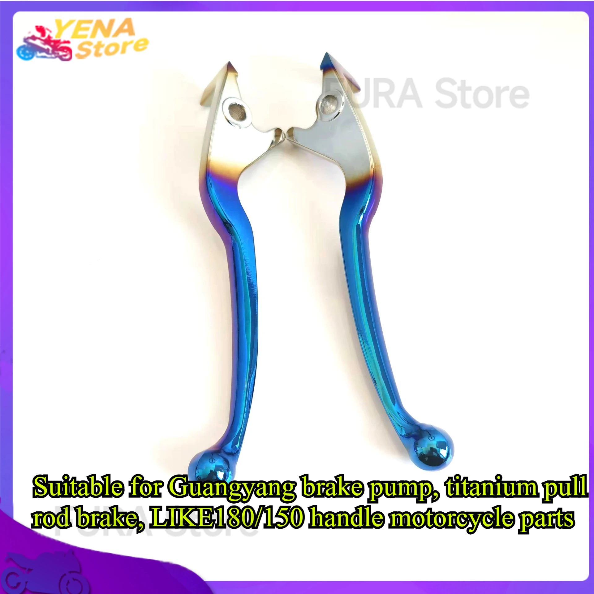 

Suitable for Guangyang brake pump, titanium pull rod brake, LIKE180/150 handle motorcycle parts