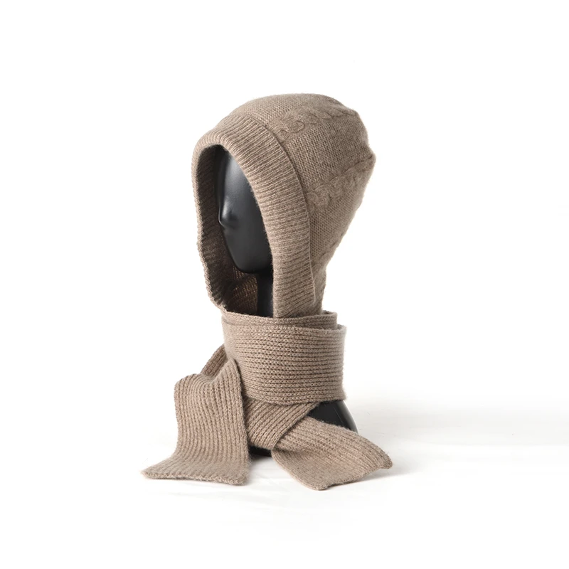 thickened-knitted-cashmere-hat-women's-head-cover-neck-and-ear-protection-winter-warm-fashion-commuting-cap-foldable-adjustable