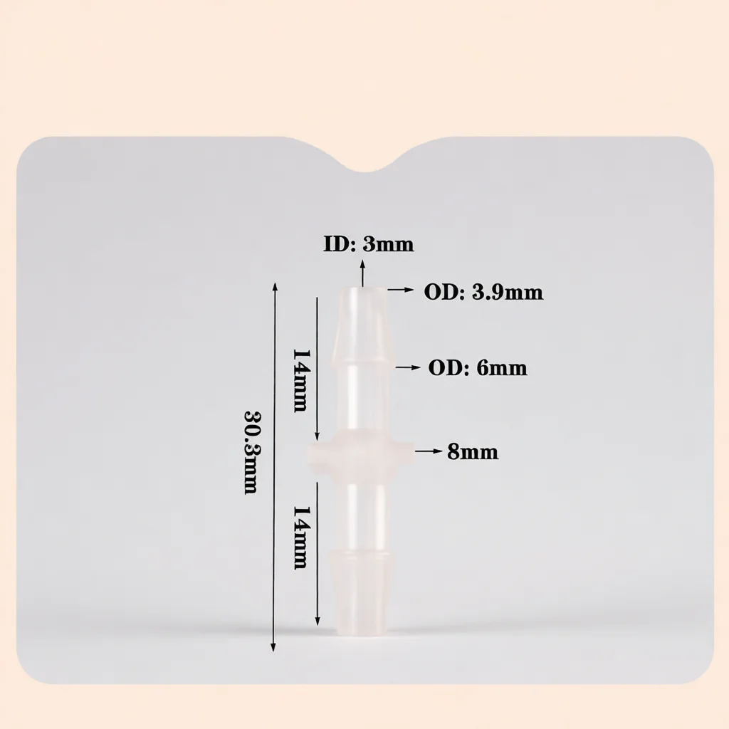 Straight Through Hose Fitting Connector Plastic Pipe Quick Connect Adapter Aquarium Air Pump Tube Repair Joint Coupler
