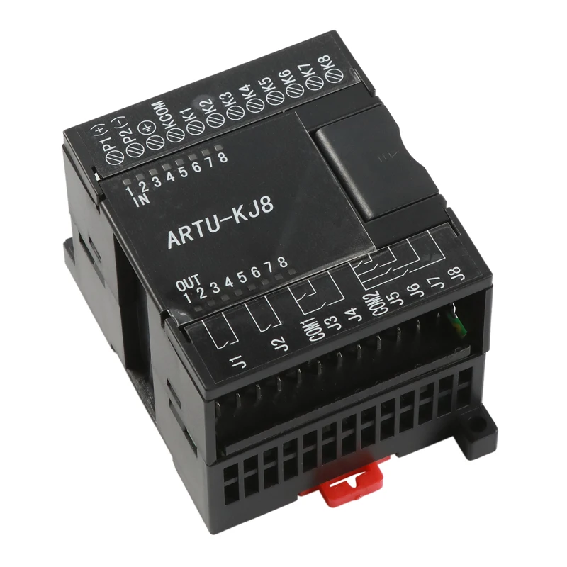 ARTU-KJ8 Remote I/O Terminal Dry Contact Input Relay Output 8DI 8DO Remote Terminal Unit with RS485 for Industry Control