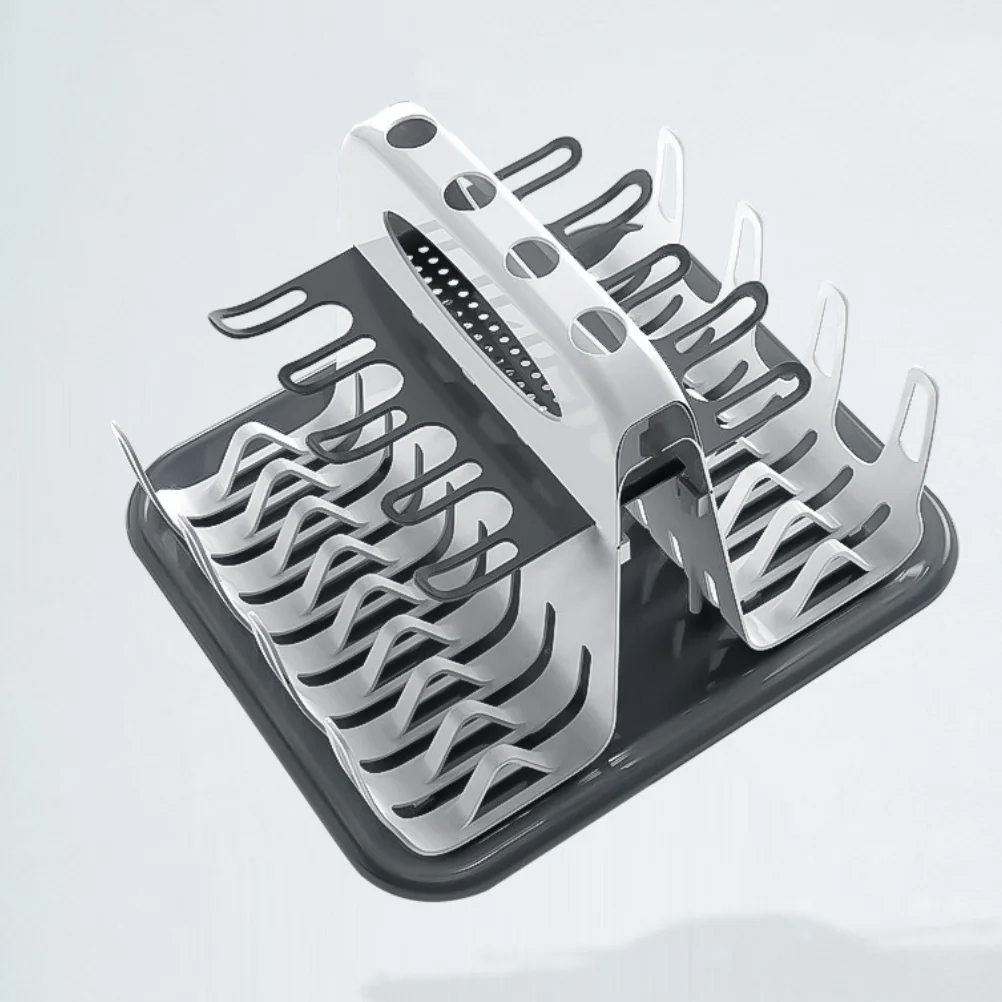 

Baby Bottle Drying Rack Fits 8 Bottles Baby Feeding Bottle Organizer Flexible Auxiliary Branches Kitchen Counter Stand