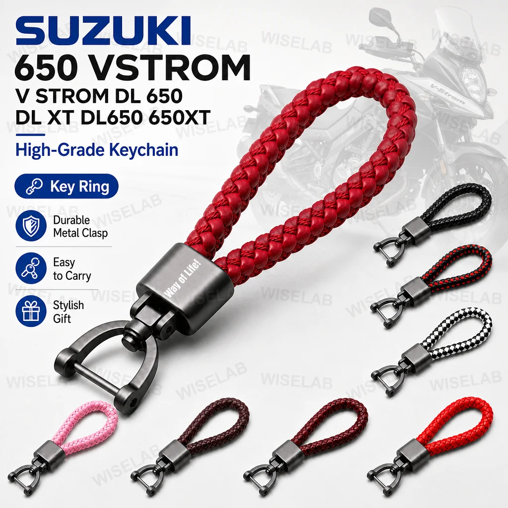 Porte-clés rotatif de haute qualité pour hommes et femmes, pour SUZUKI 650 VSTROM V STROM DL 650 DL XT DL650 650XT