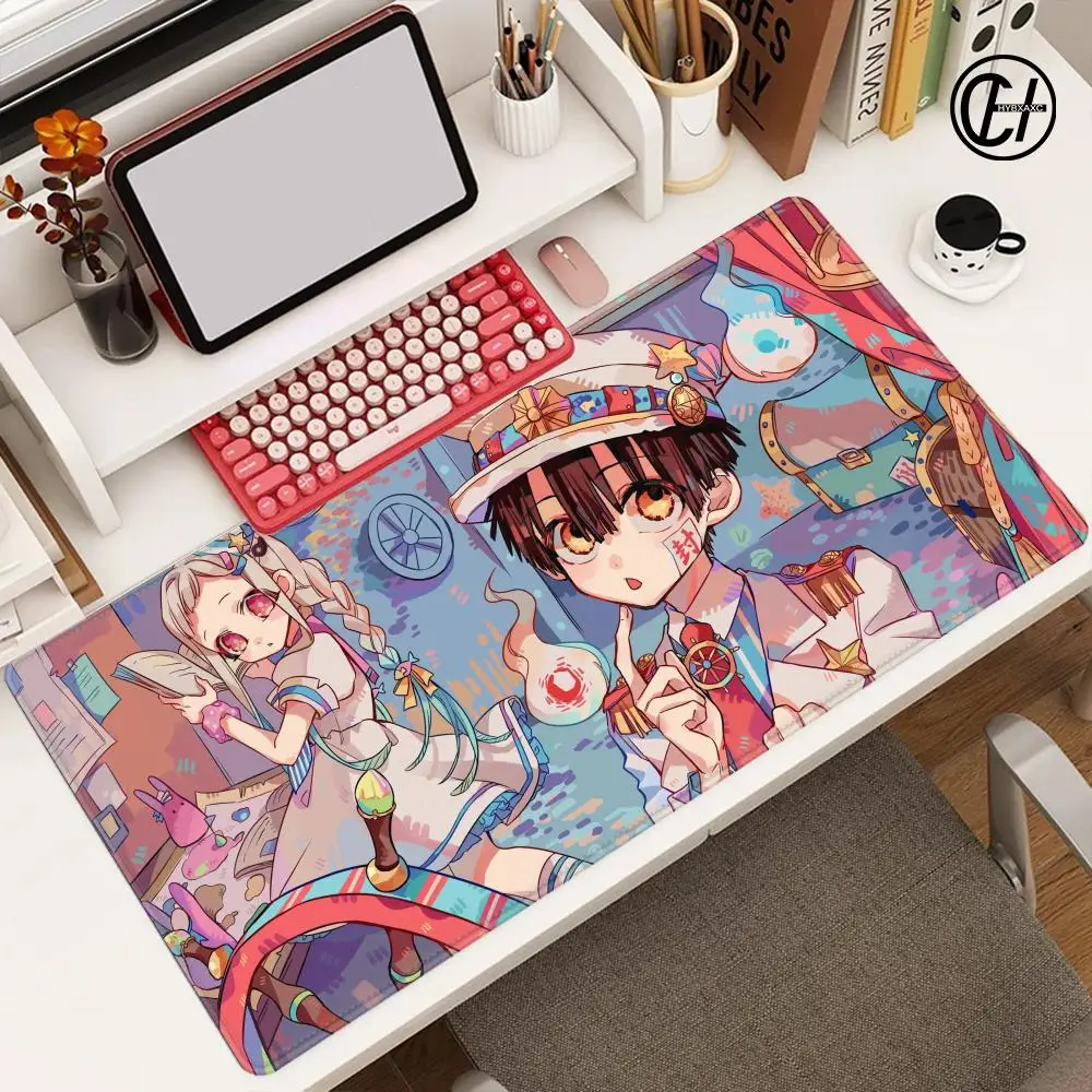 Toilet Bound Hanako Kun Mouse Pad Large Gaming Mouse Pad HD Print Waterproof XXL Desk Mat For PC Laptop Non-slip Desk Mat