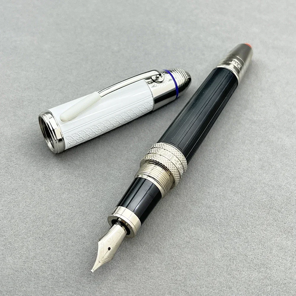 2025 جديد فاخر شخصية مشهورة نافورة رولربال قلم حبر جاف عالي الجودة هدايا الكتابة التجارية