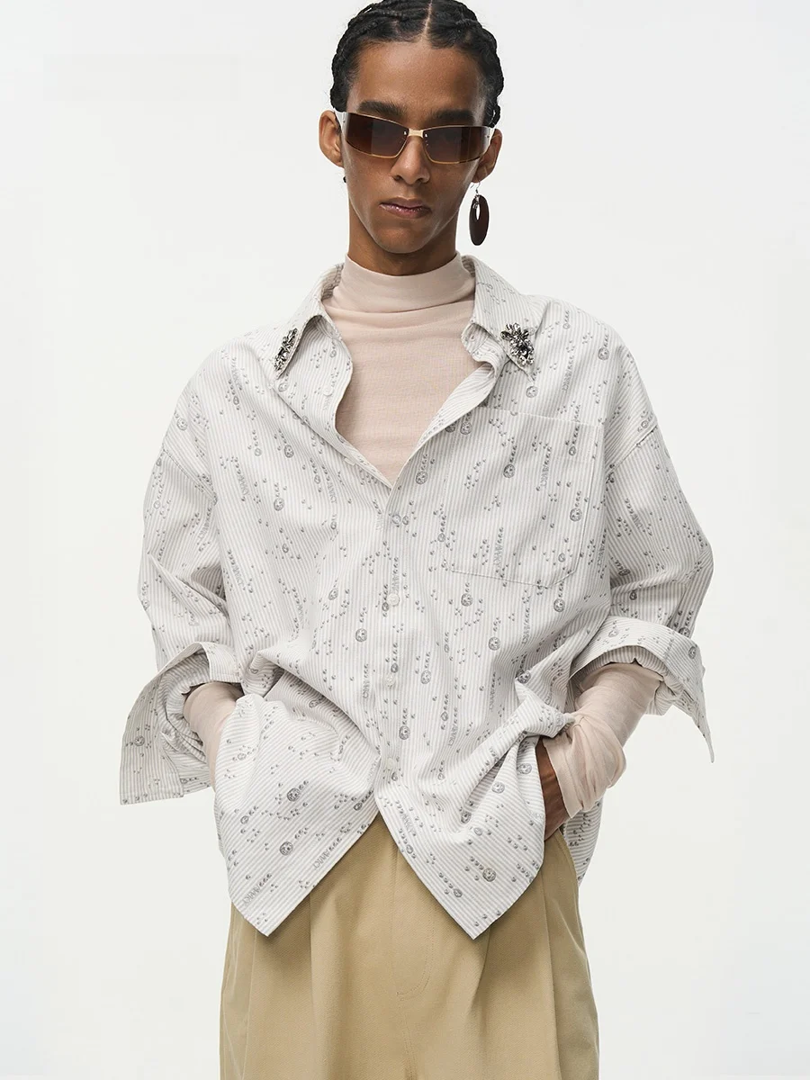 

AWOKEN TIME Italian Sle Свободный крой с бриллиантами и встроенным дизайном Long Sve irt Осень Новое поступление Женская куртка премиум-класса