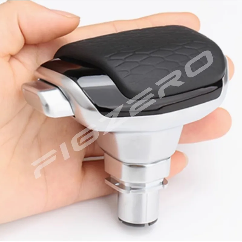 Shifter Heads Conversion Leather Handball Shift Lever Gear Knob Head for Volvo S60 V70 XC60 XC70 S80L 2004 2005 2006 2007-2013