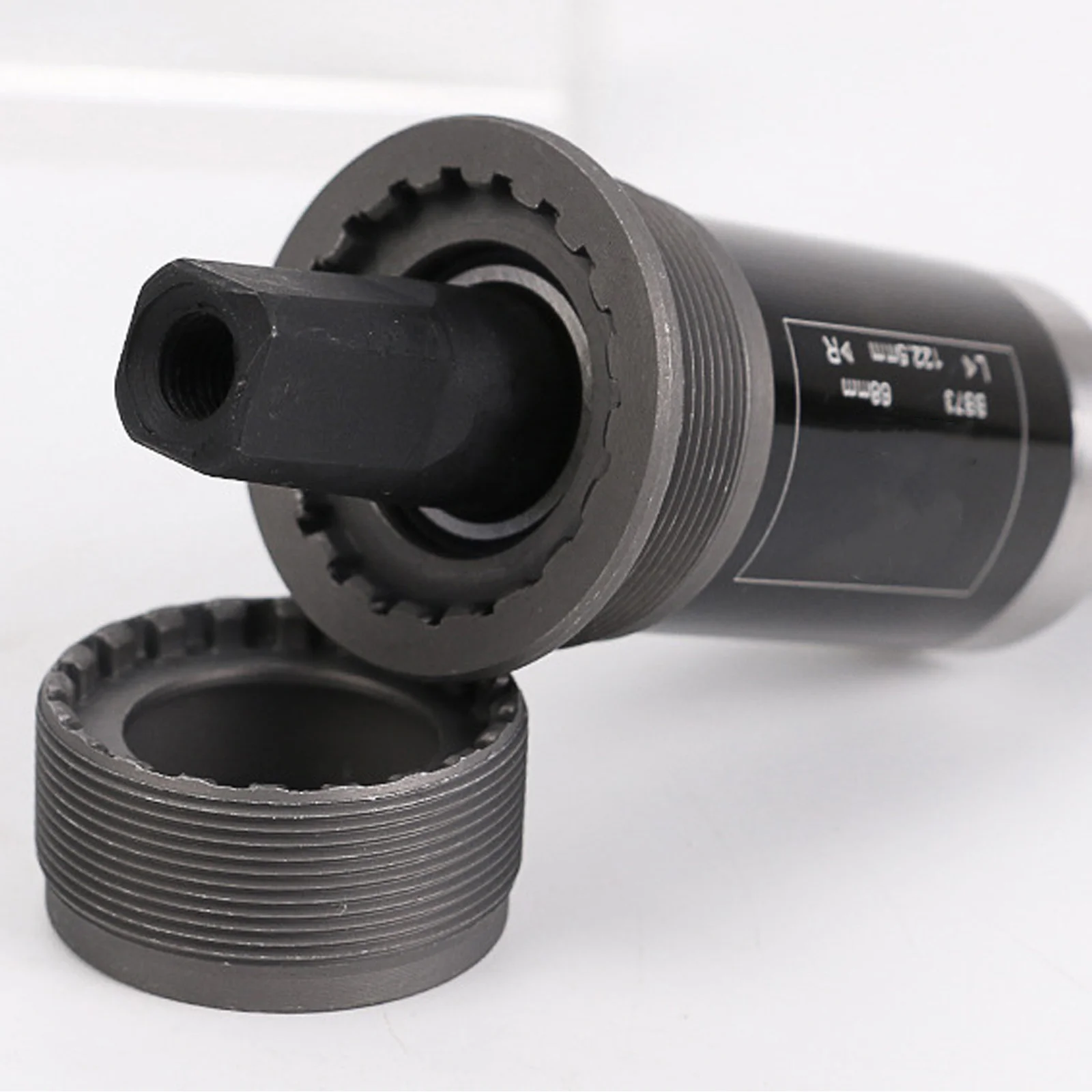 

Bottom Bracket Carbon Steel Threaded 126mm Hollowed Design Sealed Bearing Mountain Bike Part Bearing for Road Fixed Gear