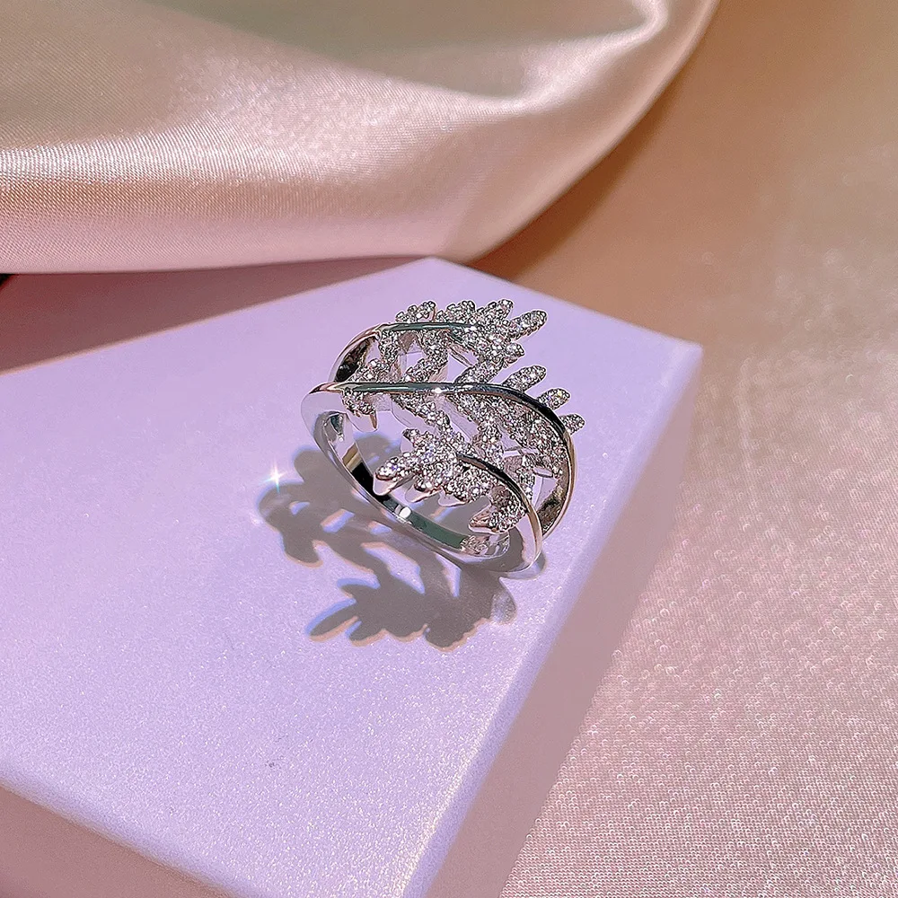 Classic 925 Silver Unplanned Branch Rattan Butterfly Ring Women Engagement Gift Jewelry Wholesale