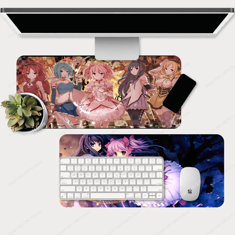 Anime Puella Magi Madoka Magica Mousepad Large Gaming Mouse Pad LockEdge Thickened Computer Keyboard Table Desk Mat