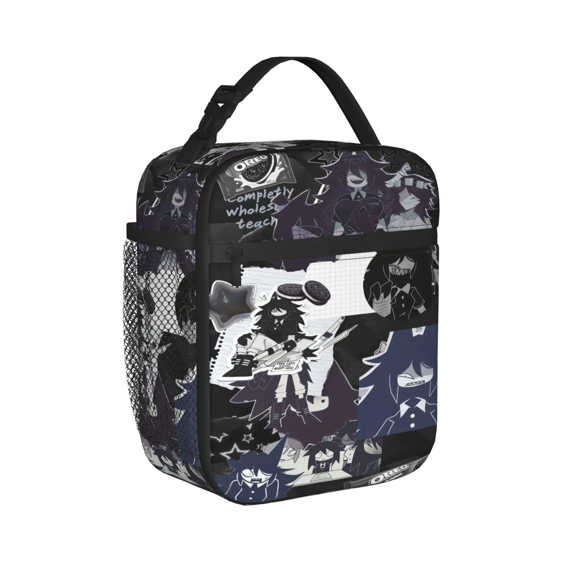 Fundamental Paper Education Lunch Bag For Girls  Designer Lunch Box Fun Travel Cooler Bag Convenient Oxford Tote Food Bags
