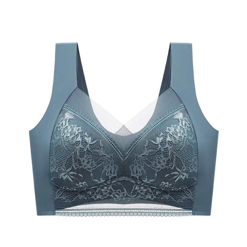 Ice Silk Comfort & Stylish 3D Push-Up Bra - Wirefree Bra Ultimate Lift & Support Cushioned Bralettes Full-Coverage Underswear