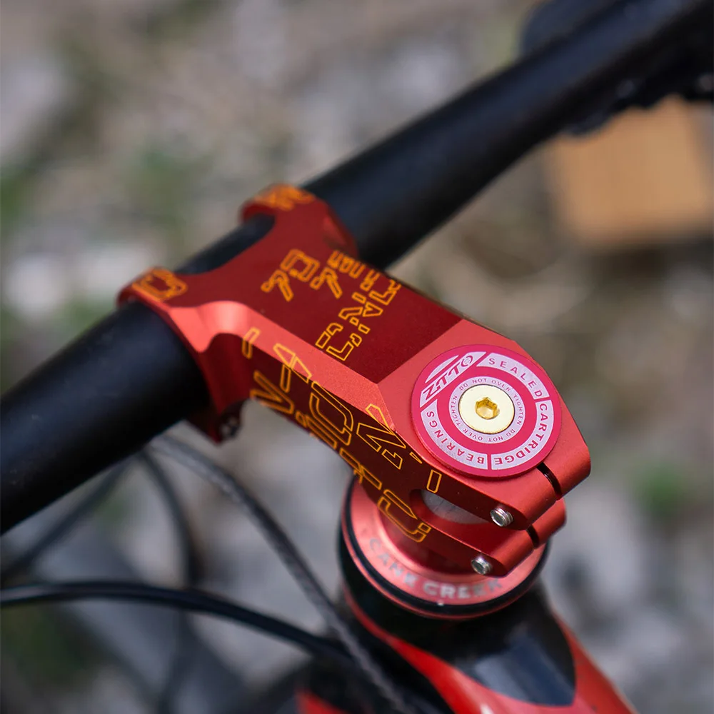 ZTTO MTB XC Racing 17 Grad 25 Aerodynamik-Vorbau 7075 Aluminium CNC-gefertigt, negativer Winkel, leicht, 31,8 mm – Detail 2
