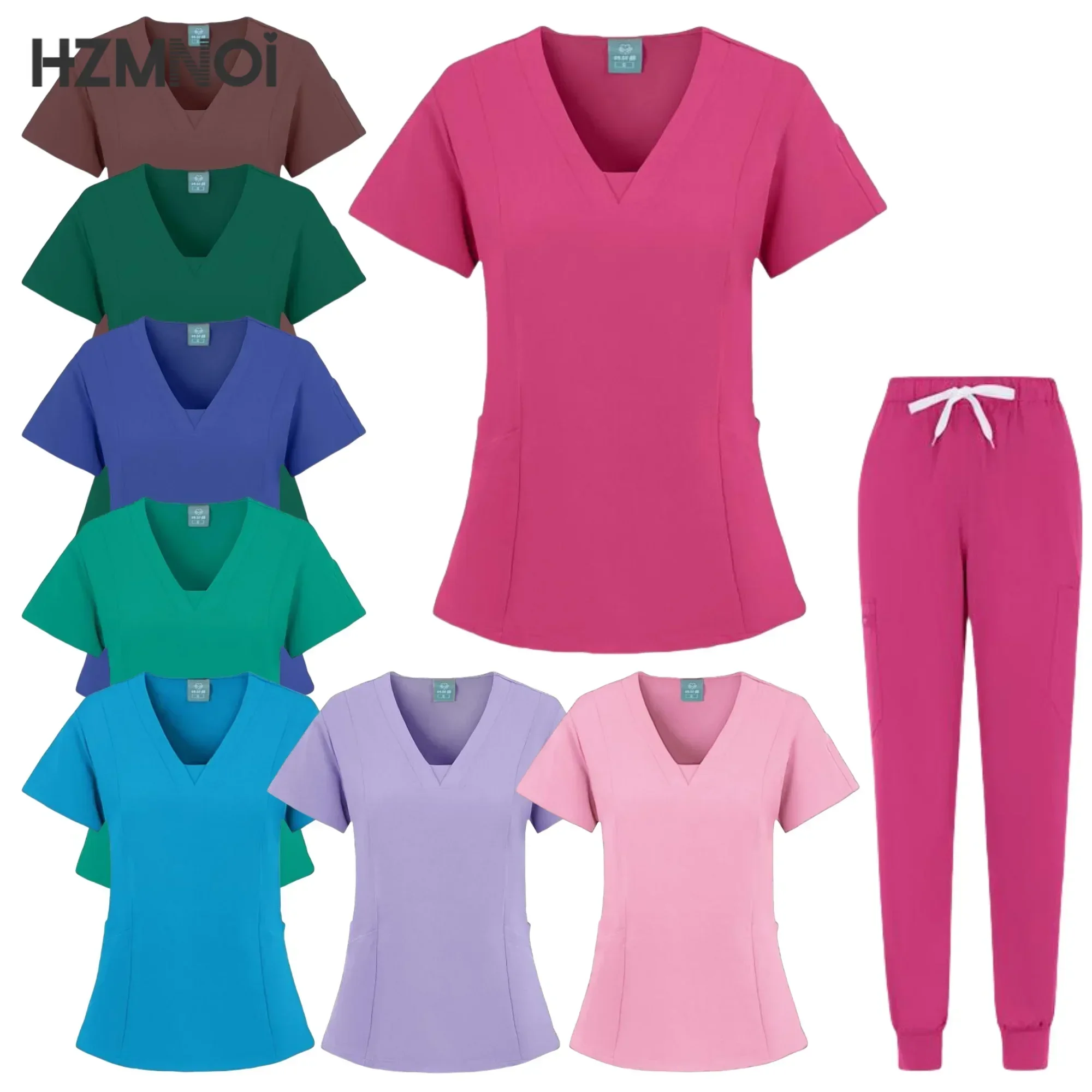 Wholesale Supplies Operating Room Medical Uniform Scrubs Hospital Working Scrubs Set Medical Nurse Dental Surgery Suit Workwear