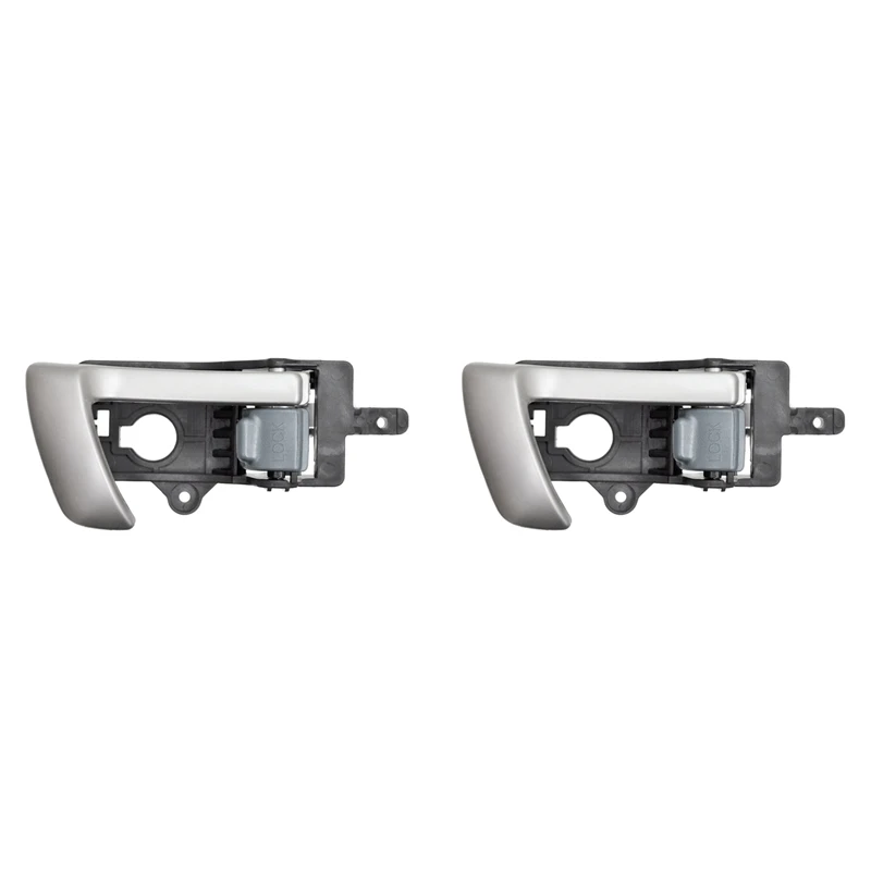 

2X Front Or Rear Right Passenger Side Inner Door Handle For 2007-2012 Hyundai Santa Fe W/ Black Knob 82620-2B010