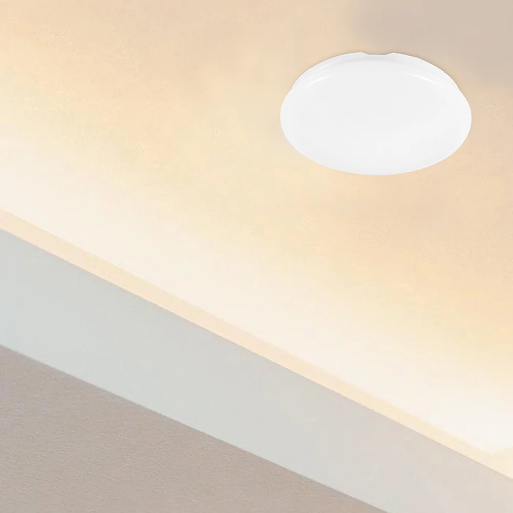 

2Pcs Plastic Ceiling Light Covers Round Flush Mount Lamp Shade Replacement Dome Cover for Bedroom Bathroom Kitchen
