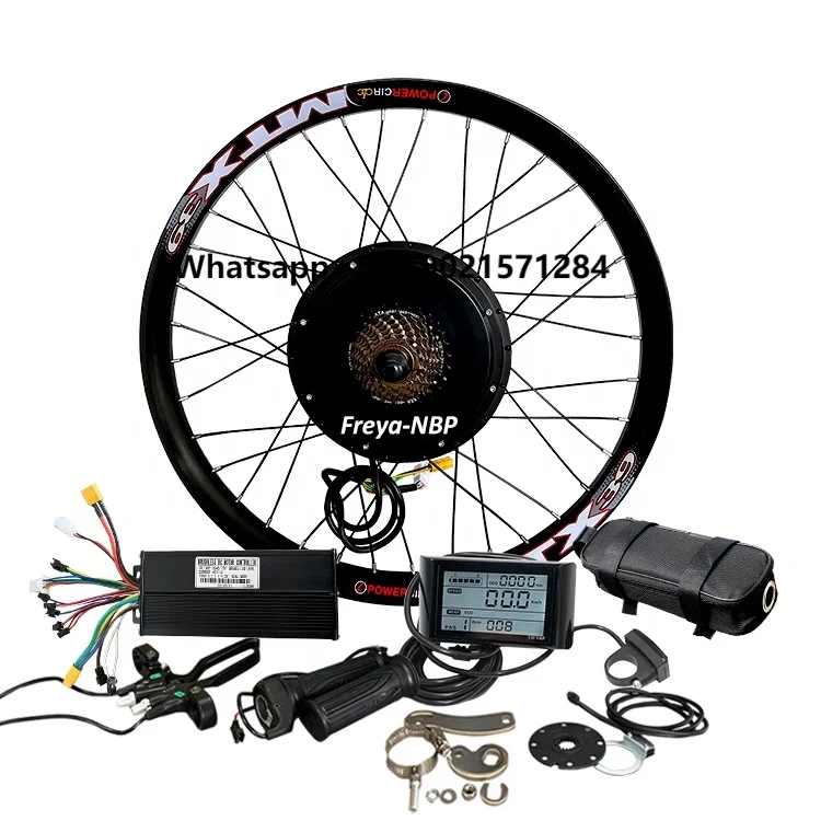

UK/AU Stock MTX Wheel 26" 27.5" 29" 52V2000W Electric Bike Bicycle Sine Wave 40A Controller SW900 Hub Motor Part Conversion Kits