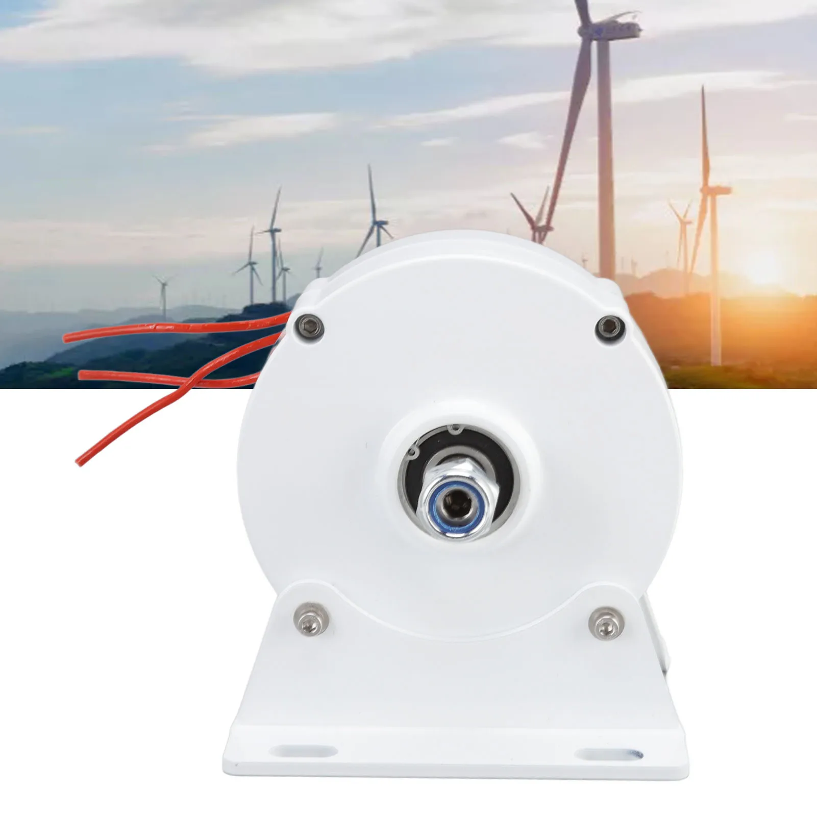 for Vertical Horizontal Wind Turbine, NdFeB Rare Earth Magnet AC Alternator 200W Low RPM Three Phase Permanent Magnet Generator