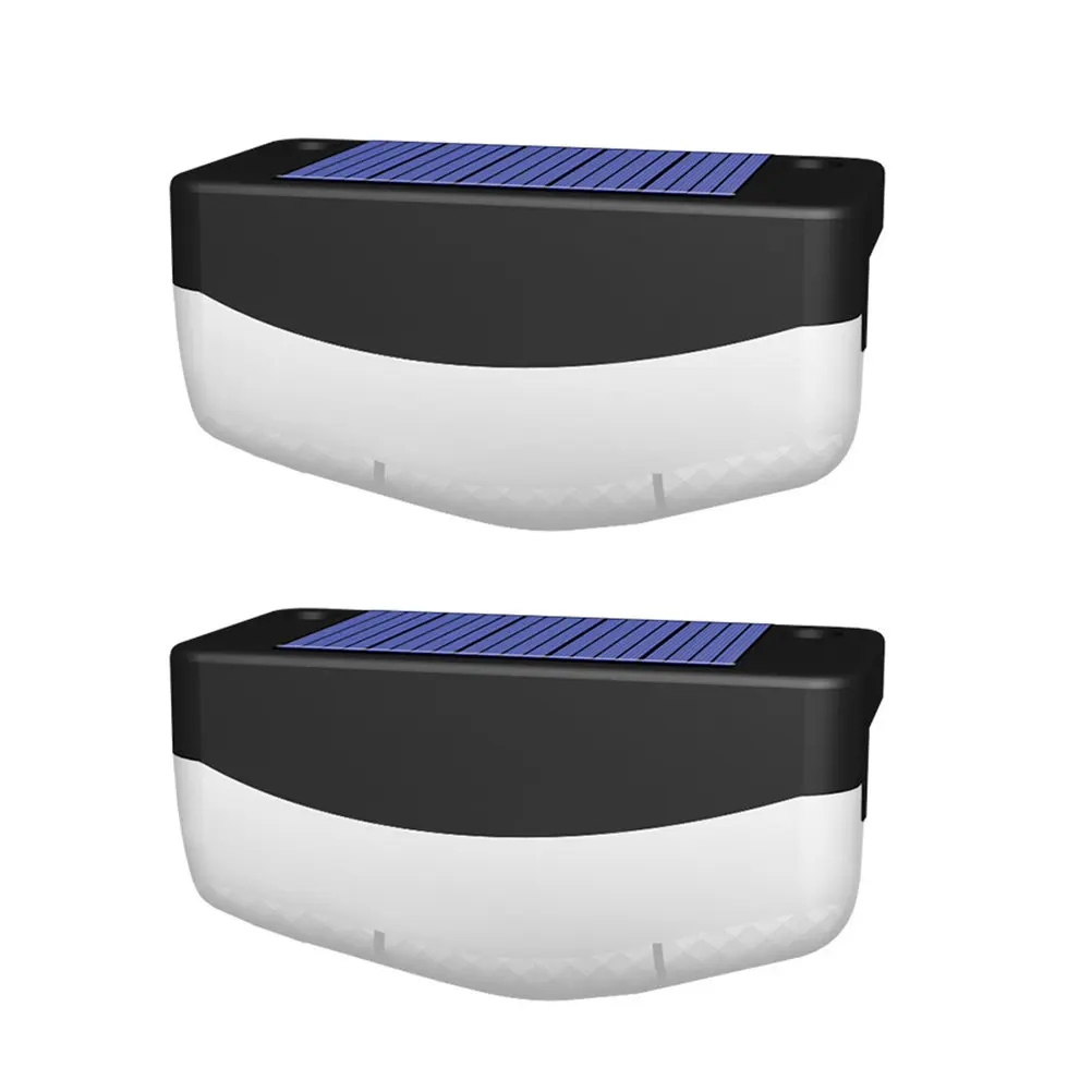 

2 шт. солнечных светильников для лестниц, уличные водонепроницаемые светильники IP65 для террасы, сада, двора, ограждений, перил, ночное освещение