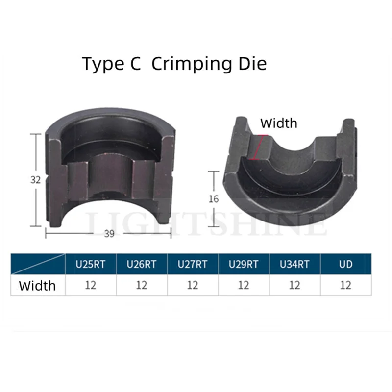 Crimping Pliers Hydraulic Pliers Die EZ-400 EC-400 CYO-EP-430 EP-510410 Press Die Module Type C Mold