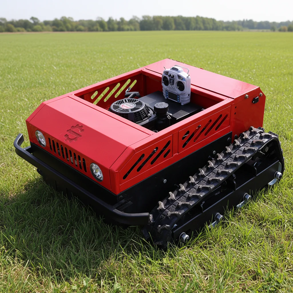 Garden Use Cutting Width 550mm Grass Cutter Weed Removal Tool Remote Control Lawn Mower