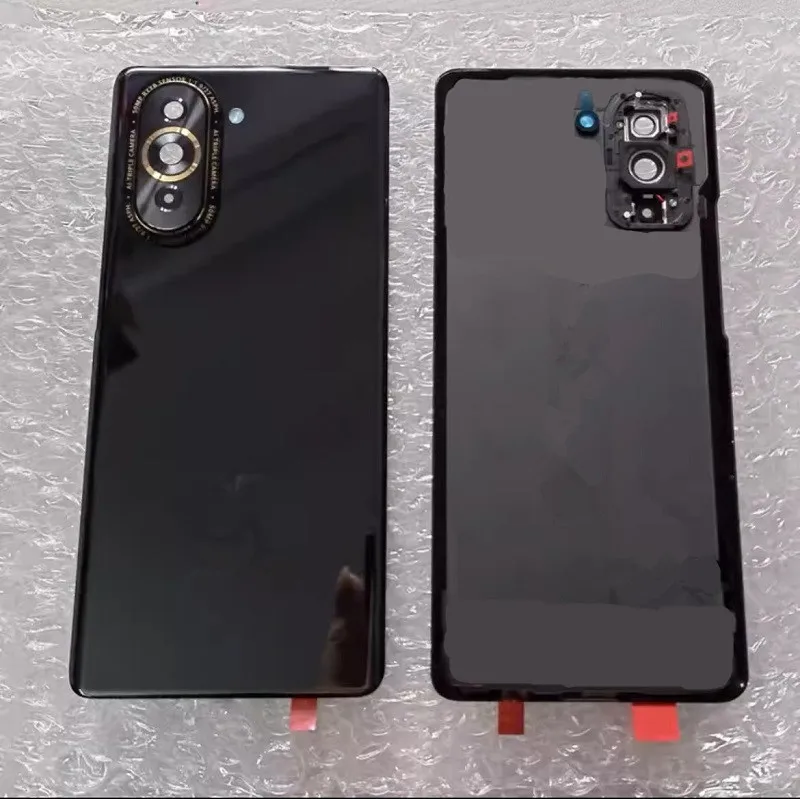 Nova10 Battery Back Cover For Huawei Nova 10 Rear Housing Glass Case Replace Phone Repair Spare Parts + Camera Lens