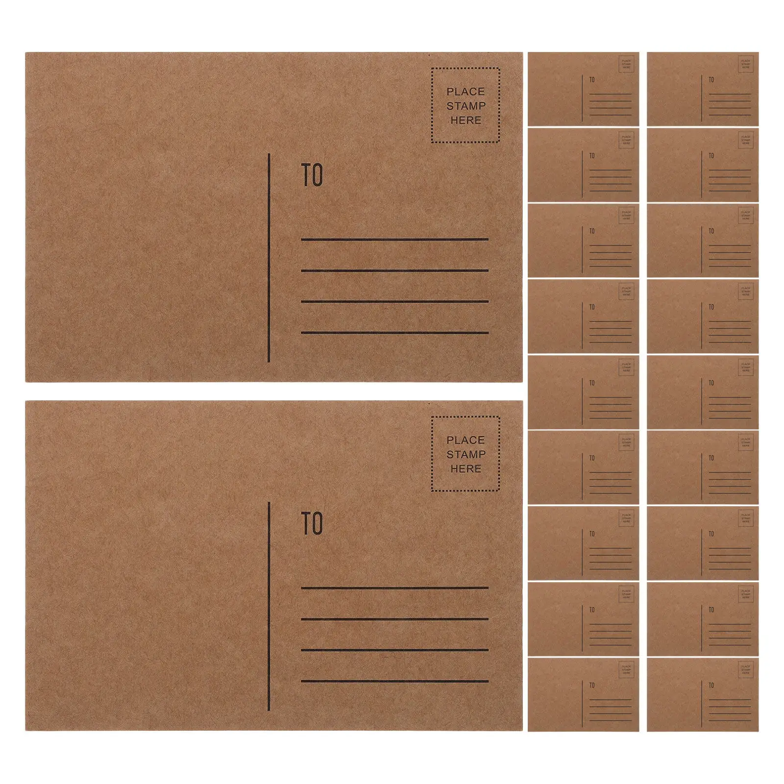 150 Pcs Blank Postcard Paper Birthday Postcards with Mailing Side Decorative for Art Bulk Mailable