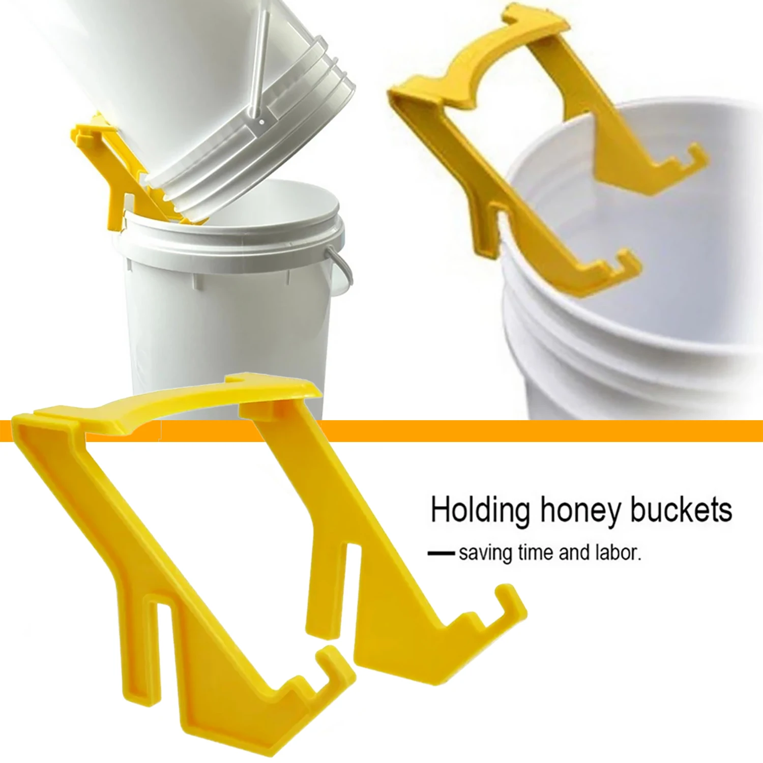 Honey Bucket Stand Honey Tank Pouring Bracket Honey Container Support for Efficient Honey Flow Beekeeping Honey Storage Tool