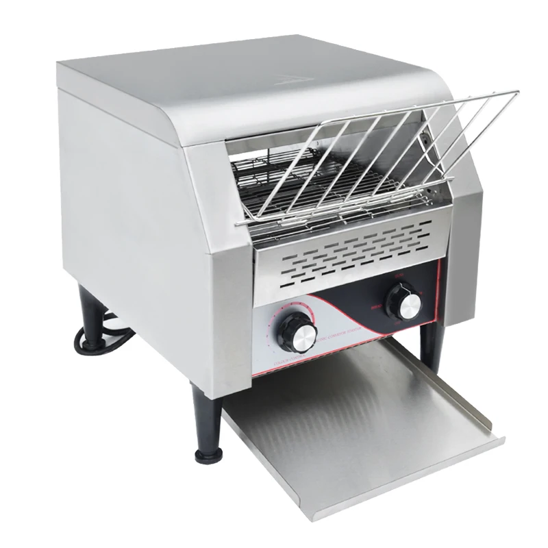 Intelligent two-piece electric toaster Touch screen LED display Automatic oven function Food grade stainless steel 2600W
