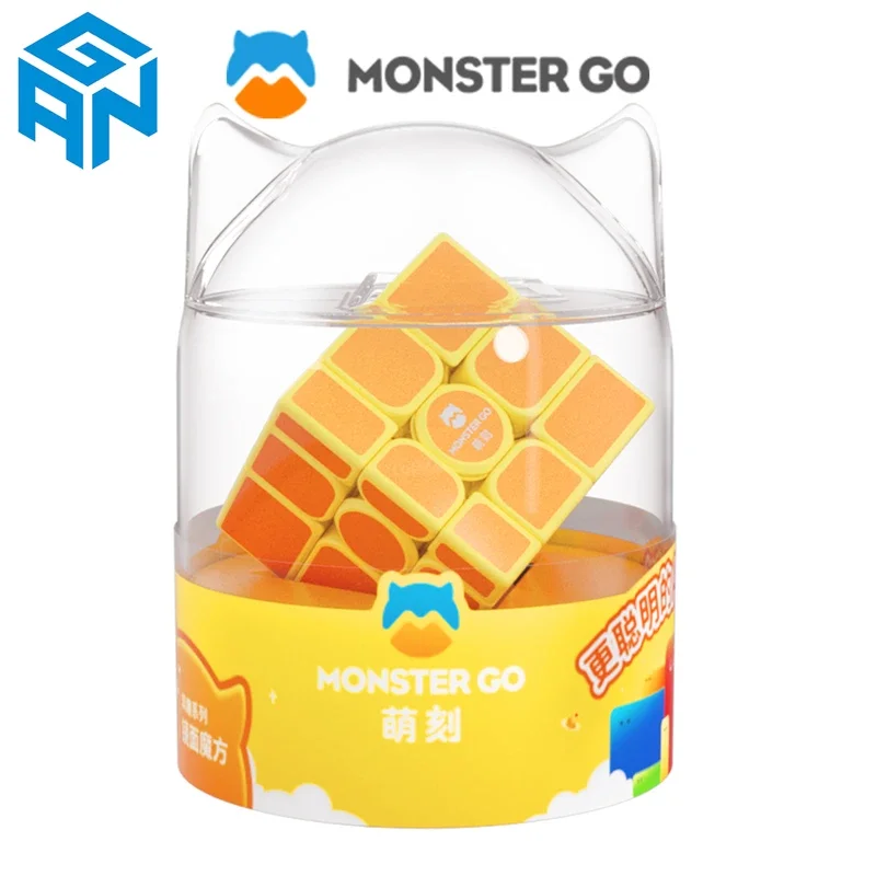 GAN Monster Go lustro specjalna magiczna kostka 3x3x 3 szybkość zawodowa Puzzle GAN MGO lustro Cubo Magico prezenty dla dzieci