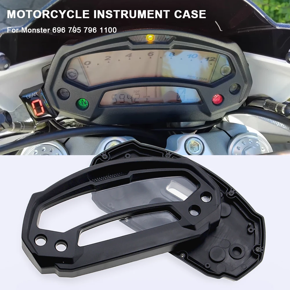 

Motorcycle Speedometer Case Instrument Cover For Ducati Monster 696 795 796 M1100 Dashboard Housing Tachometer Shell Accessories