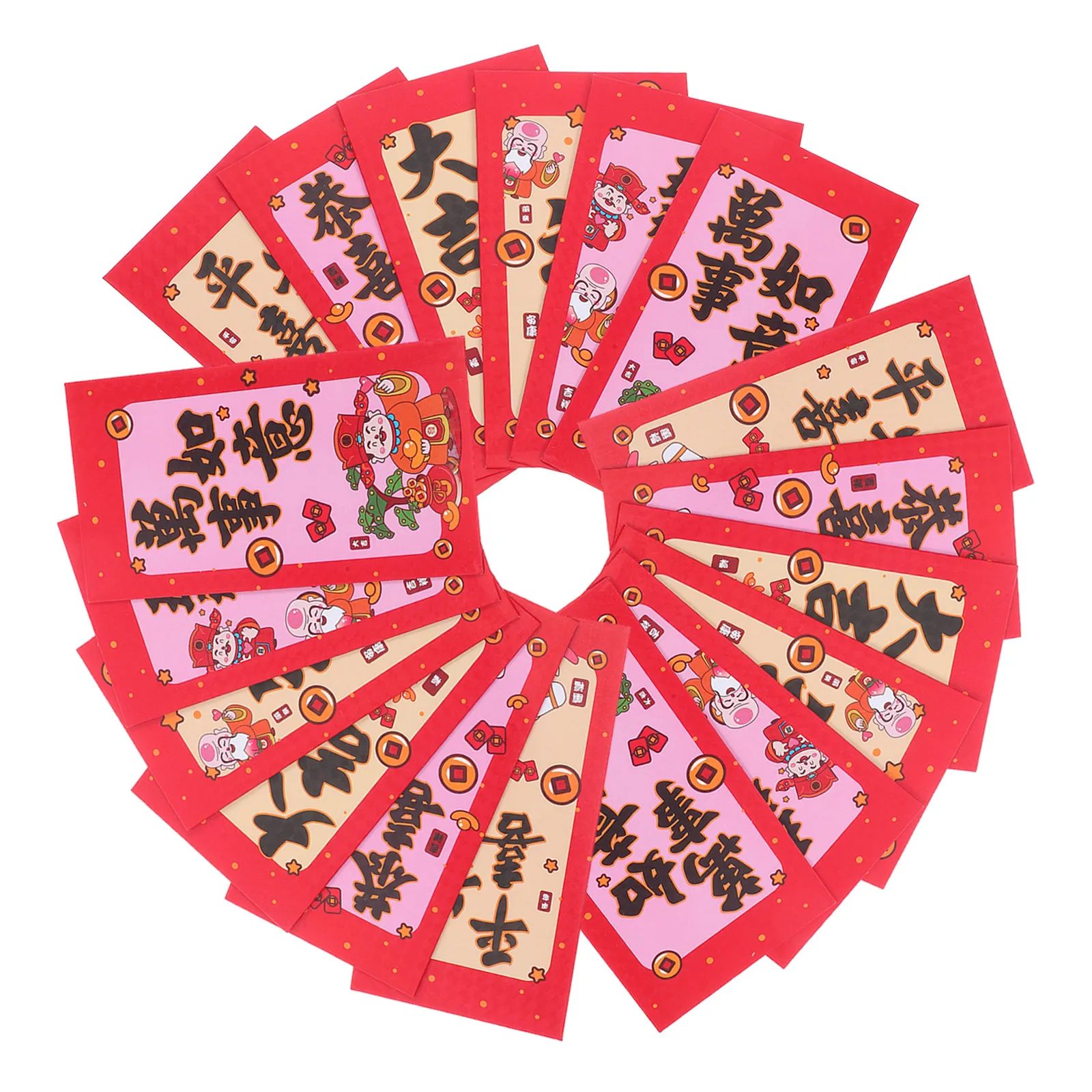 

18Pcs 3D Lunar New Year Red Envelopes 2025 Spring Festival Hong Bao Money Pockets Elegant Reusable Chinese New Year Greeting