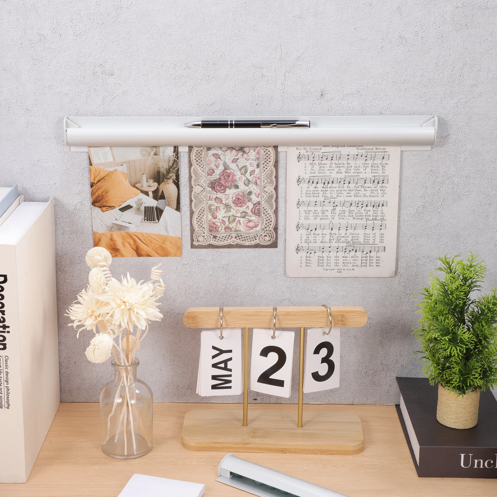 2Pcs Restaurant Order Holder Wall Mounted Receipt Menu Organizer Aluminum Alloy Kitchen Accessories Receipt Menu Holder
