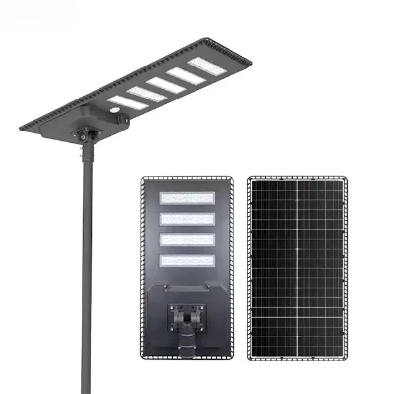 Long-life integrated solar street light, 120W/150W high brightness, IP65 waterproof aluminum outdoor energy-saving lighting