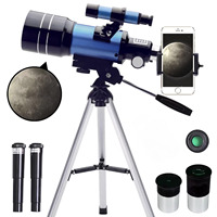 Professional Astronomical Telescope F30070 Monocular 150 Times Zoom HD Night Vision View Moon Star AZM70300 Stargazing