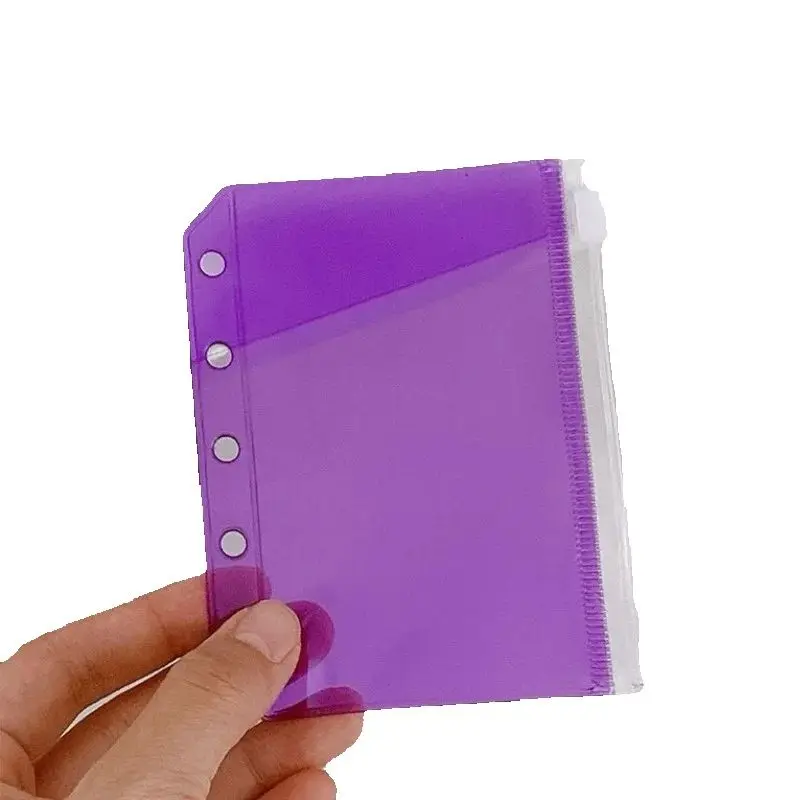 6 قطعة M5 سستة حقيبة الموثق شل بريق واضح حقيبة التخزين الملحقات الموثق بطاقة صغيرة تخزين مسحوق خفيف النعناع الأخضر