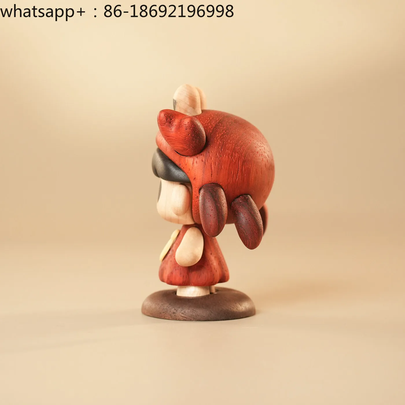 Constellation Series Cancer Solid Wood Tide Play Figure Premium Gift Tabletop Ornament