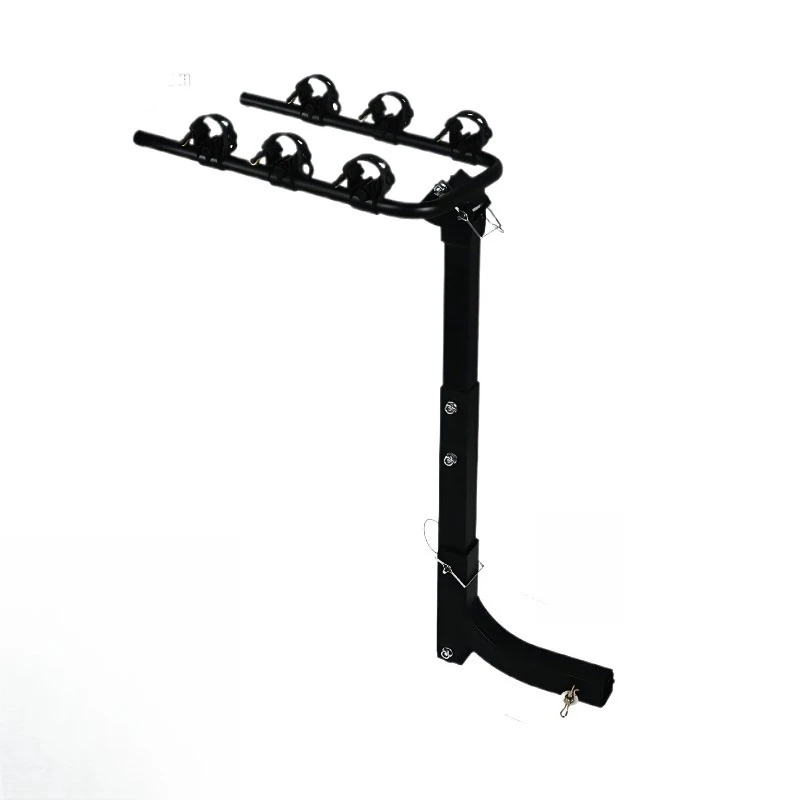 3-Bicycle Rack 2-Inch Receiver Trailer Hitch Bike Carrier for Cars Trucks SUVs Vans RVs Auto Accessories