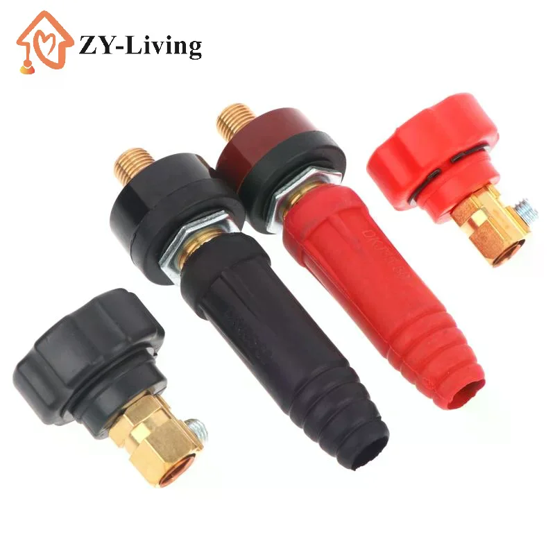 Welding Quick Connector Copper Terminal Insulated Rubber Plug Socket DKJ10-25 DKJ35-50 For Arc Welding Equipment Connection view 5