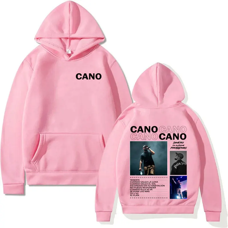 ألبوم جولة مغني الراب كانو تريانا 2025 تصميم الأزياء هوديي الرجال امرأة البلوز البلوز الهيب هوب كم طويل المتضخم للجنسين