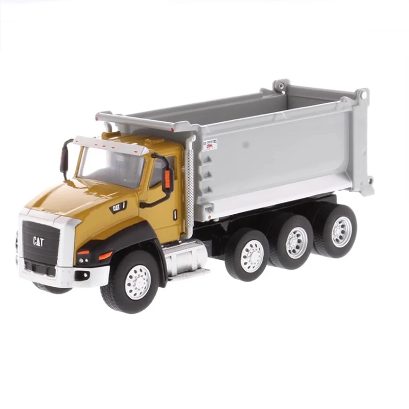 

DM Diecast 1:64 Scale CAT CT660 Agitator Truck Alloy Car Model Finished Product Simulation Toy Collection Gift Static Model