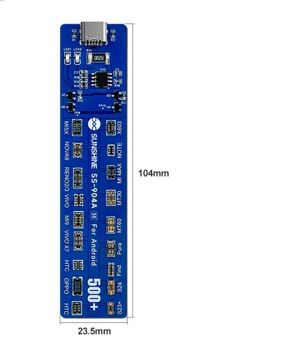 904a Se Phone Battery Activation Board - Android Phone Repair, Dead Battery Activation, Repair, and Charging