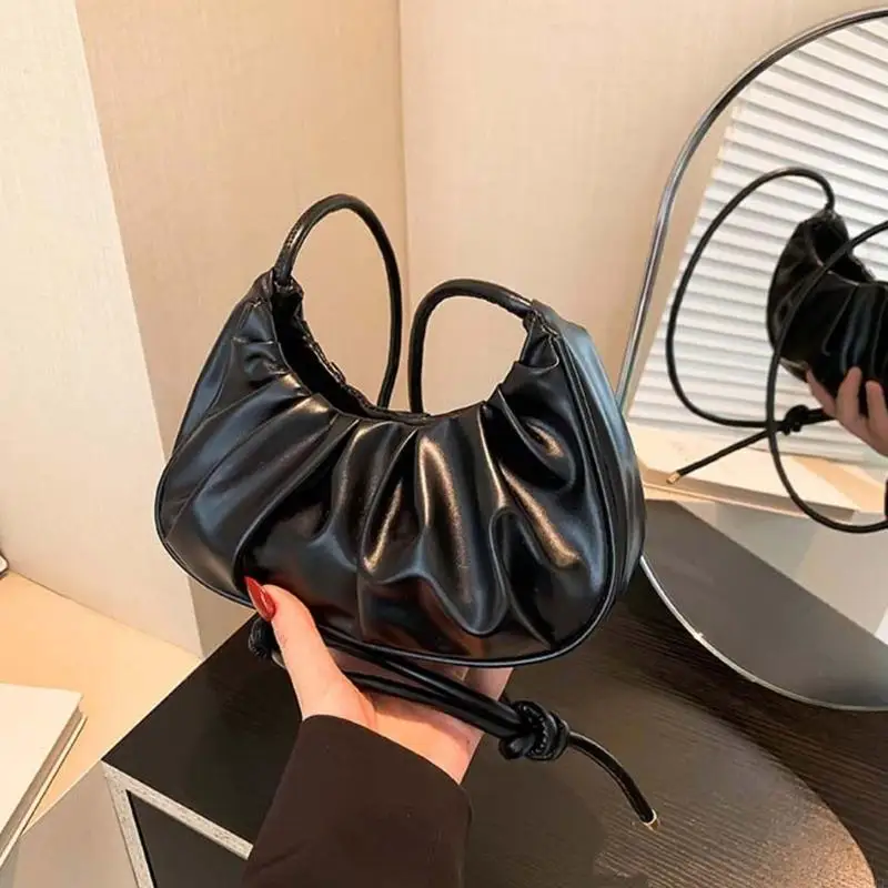 حقيبة يد جلدية أنيقة بوريس خفيفة الوزن حزام قابل للتعديل للتنقل اليومي أو السفر H7EF