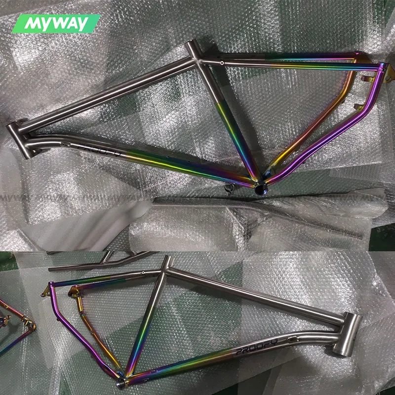 

Изготовленная на заказ рама велосипеда MTB 29 дюймов, титановая рама велосипеда с креплением Hardtail