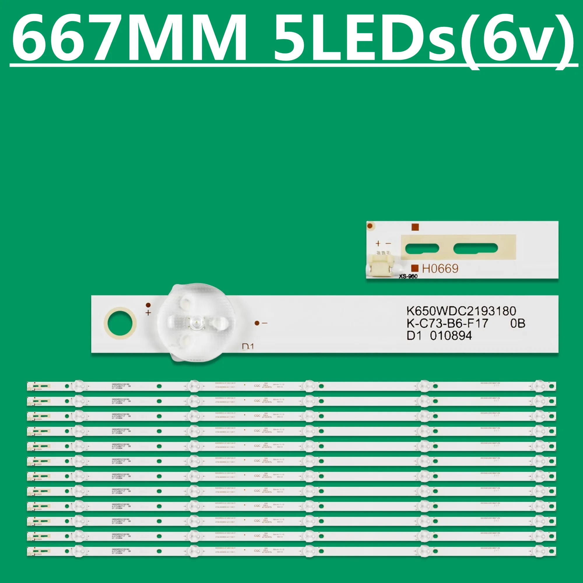 led-バックライト-ストリップ-5-ランプ-k650wdc2-4708-k65wdc-a1113n11-65u810-65u6700c-65hff5358-t3-65puf6023-t3-65puf6263-t3-用