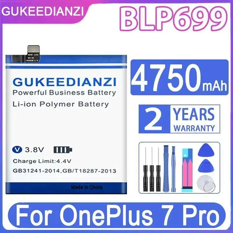 

High Compatibility BLP699 4750Mah High-Efficiency Mobile Phone Battery For Oneplus 7 Pro